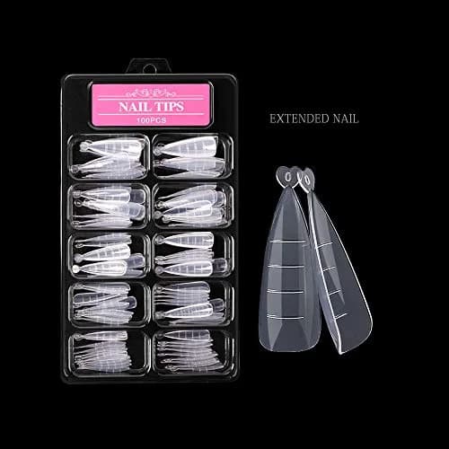 desdemona Poly Extension Gel Dual Nail Forms Stiletto Set 100 Count (Pack of 1) | Reusable Nail Molds for Salon & DIY thumbnail 5