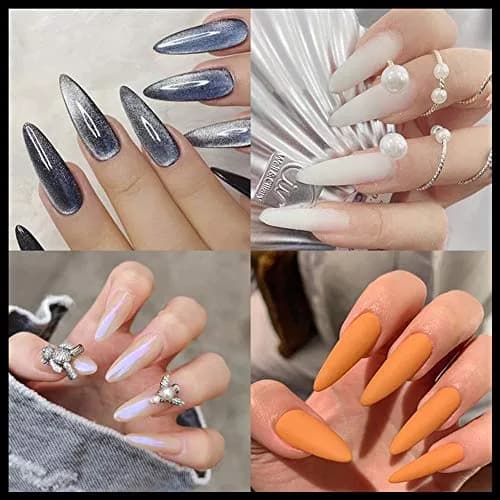 desdemona Poly Extension Gel Dual Nail Forms Stiletto Set 100 Count (Pack of 1) | Reusable Nail Molds for Salon & DIY thumbnail 7