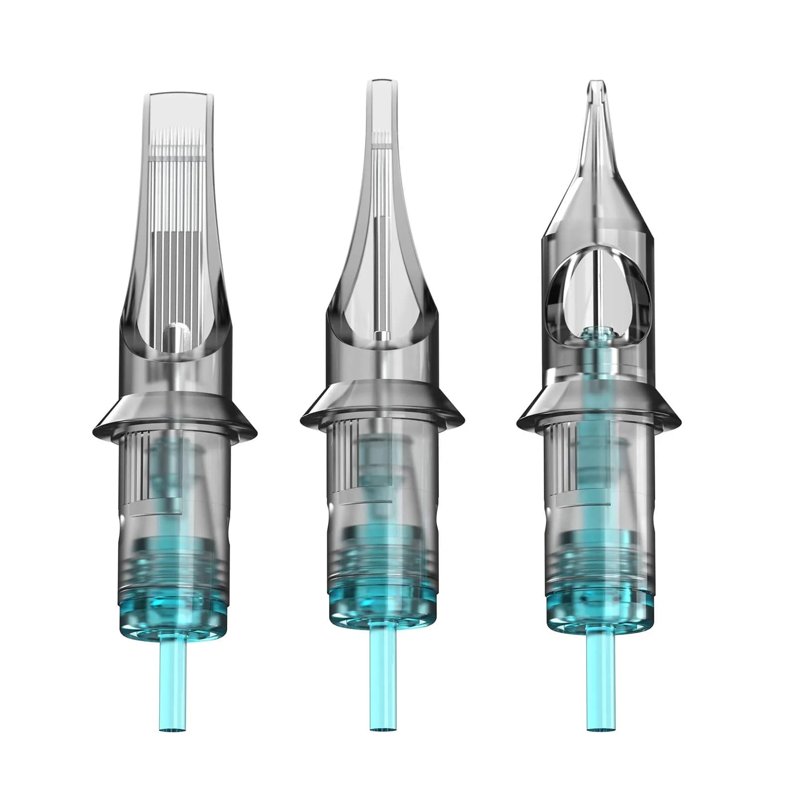 STIGMA Aquamarine Knight Tattoo Cartridges #12(5RM) 20Pcs Curved/Round Magnum Needles | Professional Tattoo Supplies - view 6