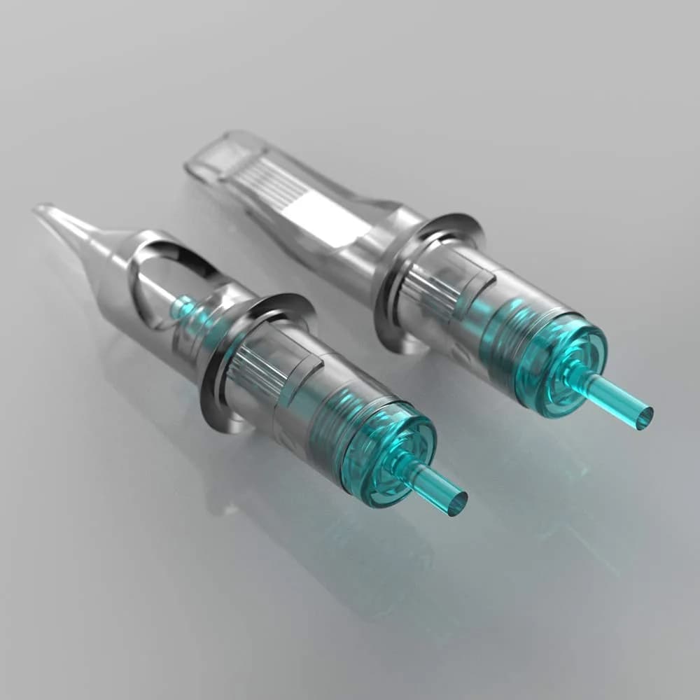 STIGMA Aquamarine Knight Tattoo Cartridges #12(11RL) 20Pcs | Round Liner Needles for Detailed Artworks - view 6