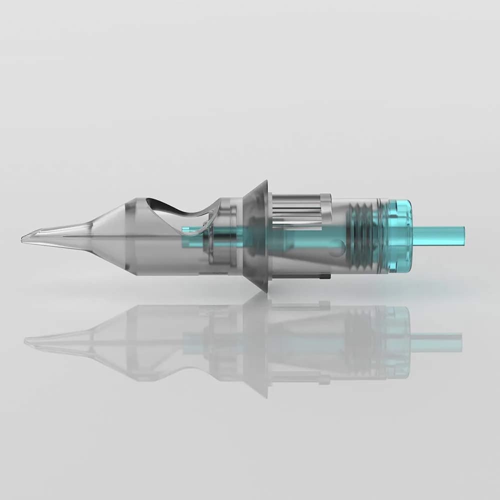 STIGMA Aquamarine Knight Tattoo Cartridges #12(11RL) 20Pcs | Round Liner Needles for Detailed Artworks - view 7