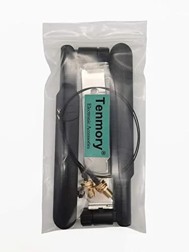 Tenmory WiFi Antenna Dual-Band 8dBi MHF4 Cable Kit for M.2 NGFF Card | High-Gain Omni-Directional thumbnail 8