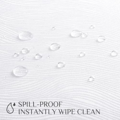 Softalker Jacquard Rectangle Tablecloth 52 x 70 Inch | Elegant Damask Design for Dining thumbnail 2