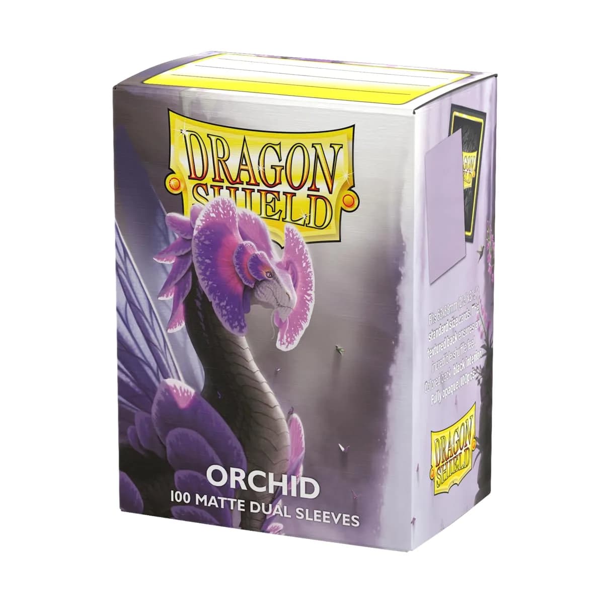 Dragon Shield Matte Dual Standard Size Card Sleeves (100 CT, Ember) | USA Imported TCG Protection — Orchid