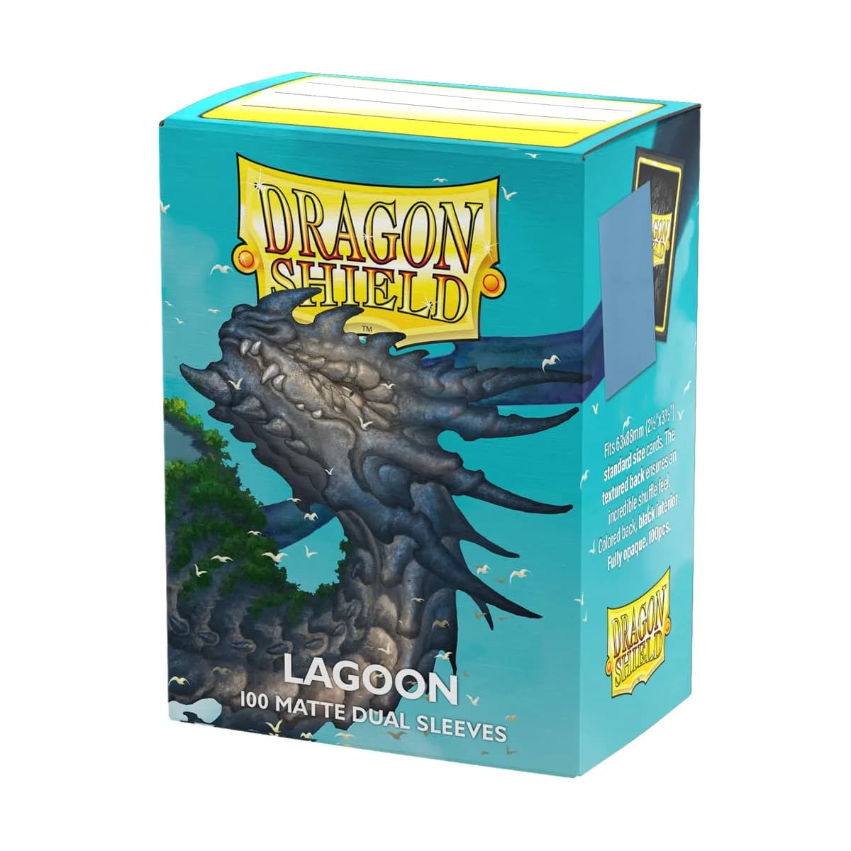 Dragon Shield Matte Dual Standard Size Card Sleeves (100 CT, Ember) | USA Imported TCG Protection — Lagoon