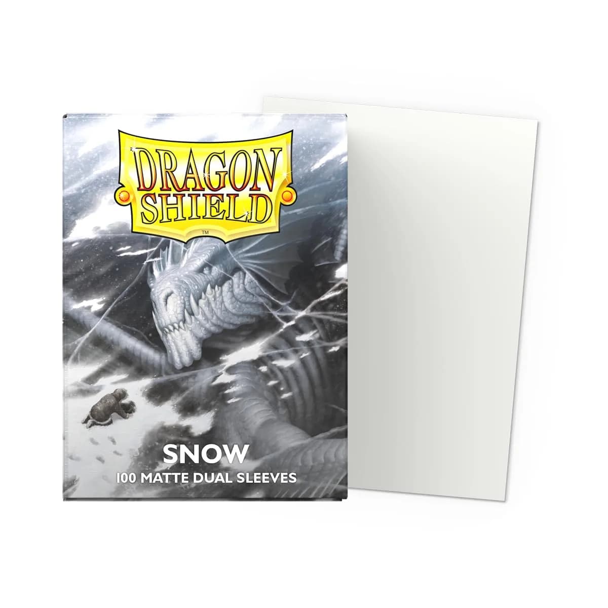Dragon Shield Matte Dual Snow Standard Size Card Sleeves (100ct) | USA Import for TCGs - view 2