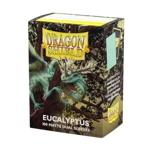 Dragon Shield Matte Dual Standard Size Card Sleeves (100 CT, Eucalyptus) | Non-Toxic & BPA-Free for TCGs - main product image