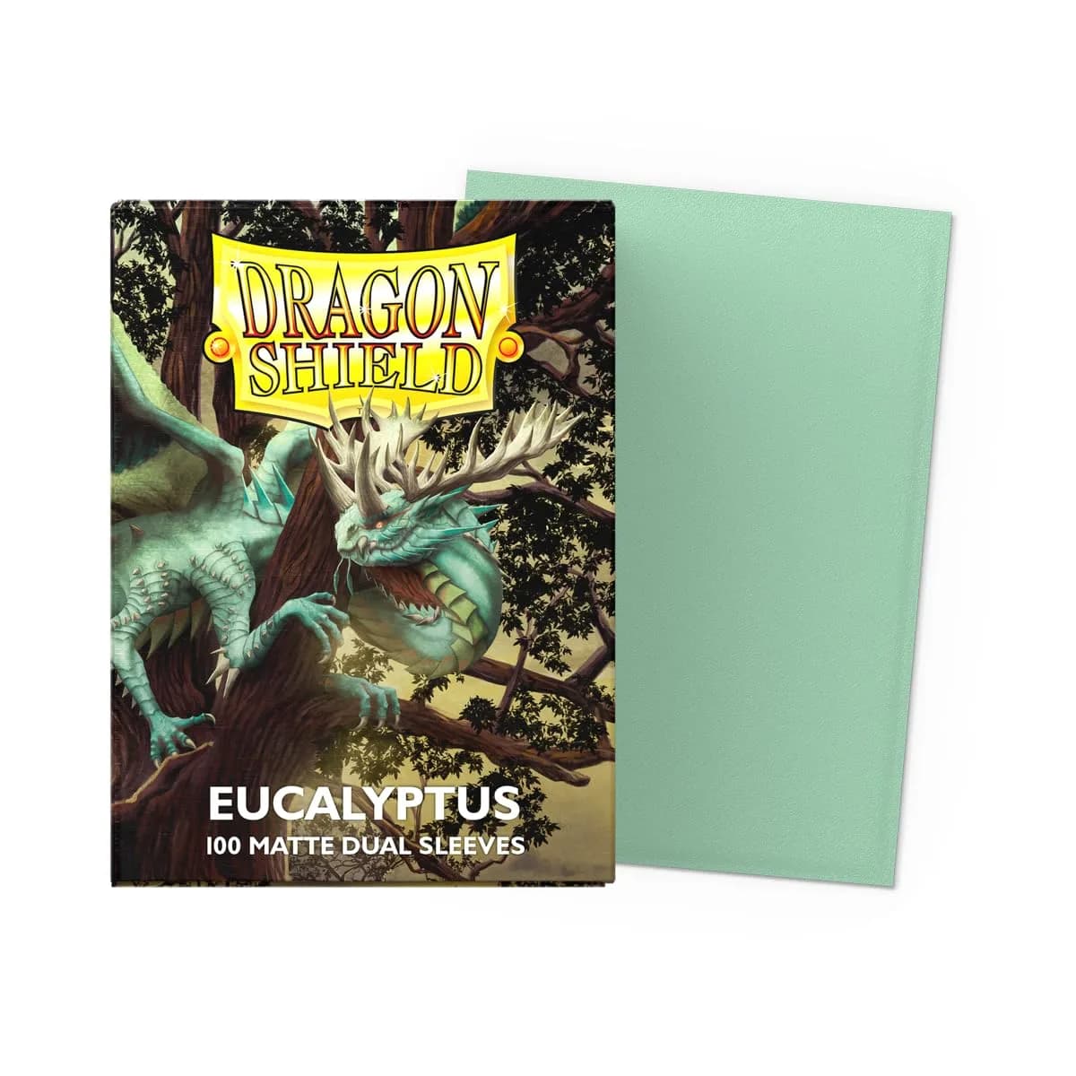 Dragon Shield Matte Dual Standard Size Card Sleeves (100 CT, Eucalyptus) | Non-Toxic & BPA-Free for TCGs - view 2