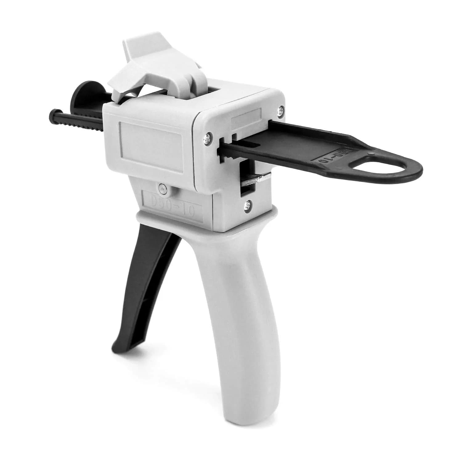 QWORK 50ml Dual Cartridge Dispensing Gun Kit | 1:1/1:2 Ratio AB Epoxy Applicator — 10:1