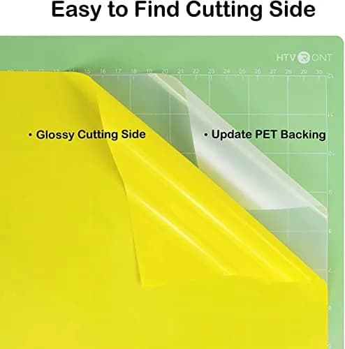 HTVRONT Glossy Yellow Permanent Vinyl Roll 3.65m (12" x 14FT) | Waterproof & Easy Cut for Crafts thumbnail 5