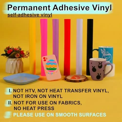 HTVRONT Glossy Turquoise Permanent Vinyl Roll 12in x 14ft | Waterproof & Easy Cut thumbnail 2