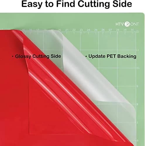 HTVRONT Glossy Red Permanent Vinyl Roll 3.65m (12in x 14FT) | Waterproof & Easy Cut for Crafts thumbnail 5