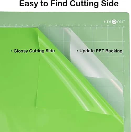 HTVRONT Glossy Apple Green Permanent Vinyl Roll 3.65m (12" x 14FT) | Waterproof & Easy Cut for Cricut thumbnail 5