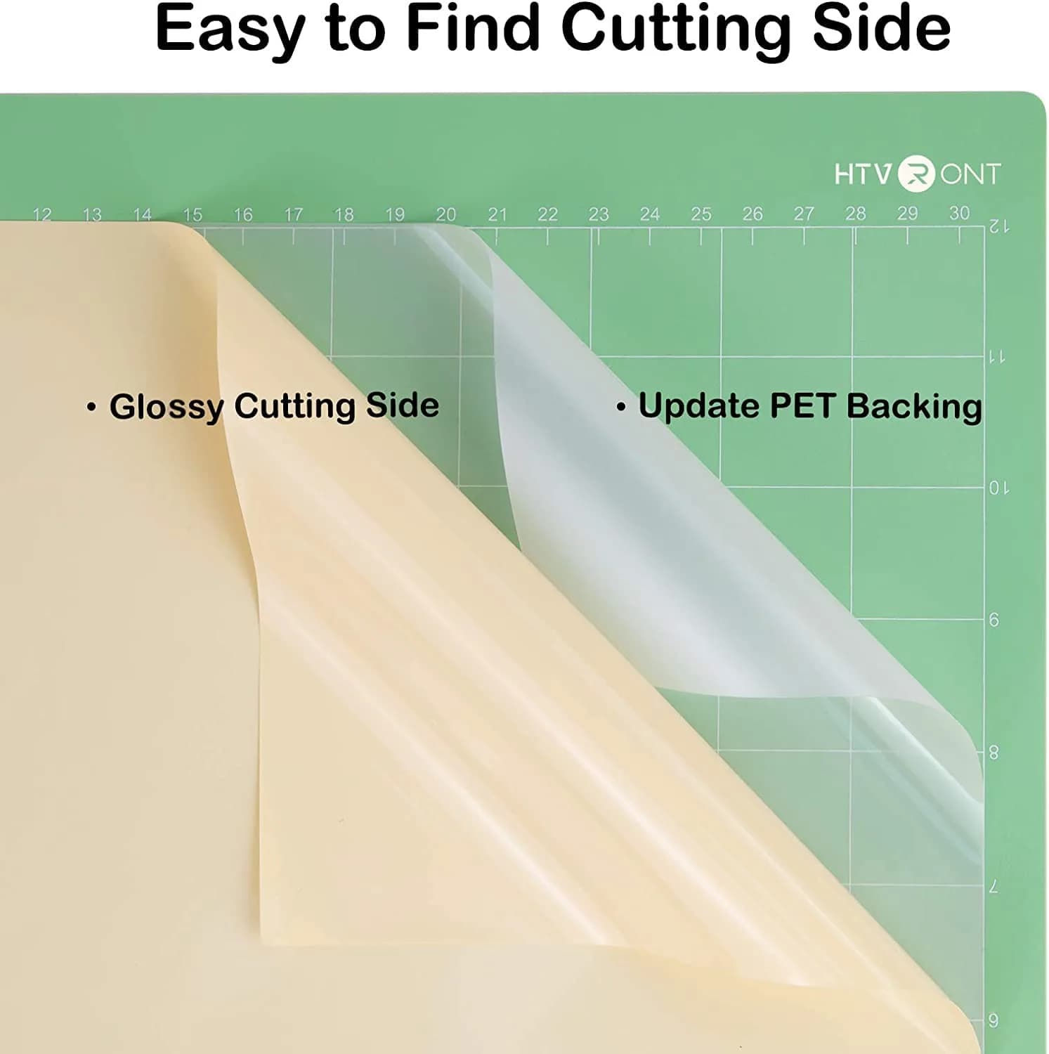 HTVRONT Glossy Beige Permanent Vinyl Roll 30cm x 4.2m (12" x 14FT) | Waterproof & Easy Weed for Cricut & Silhouette - view 5