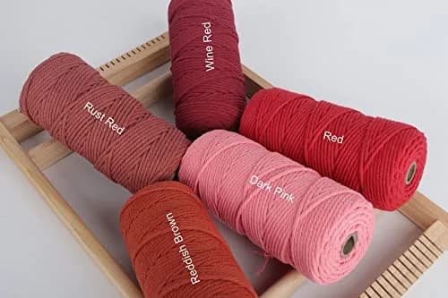 NOANTA Royal Blue Macrame Cord 2mm 220yds | Soft Cotton Rope for Crafts & Home Decor thumbnail 6