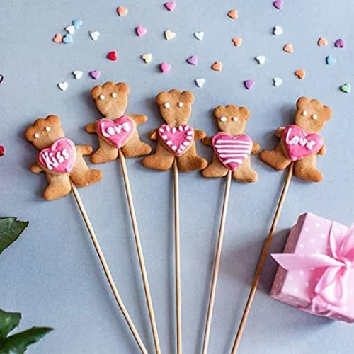 HOPELF Bamboo Dowel Rods 6mm (1/4") x 30cm (12") - 50 Pack | Unfinished Wood for Crafts & DIY Projects thumbnail 4