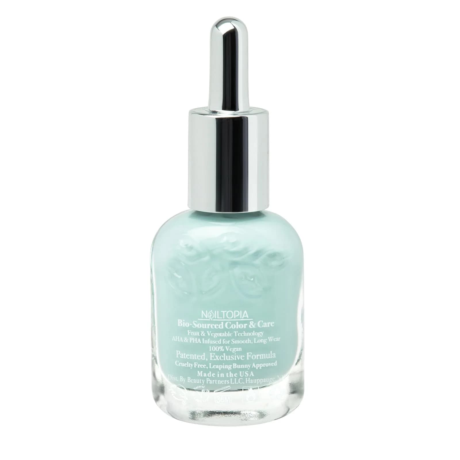 Nailtopia Bio-Sourced Nail Lacquer 'That's The Tea' 12ml (0.41 Fl Oz) | 85% Plant-Based, Vegan, Chip-Free Wear - view 5