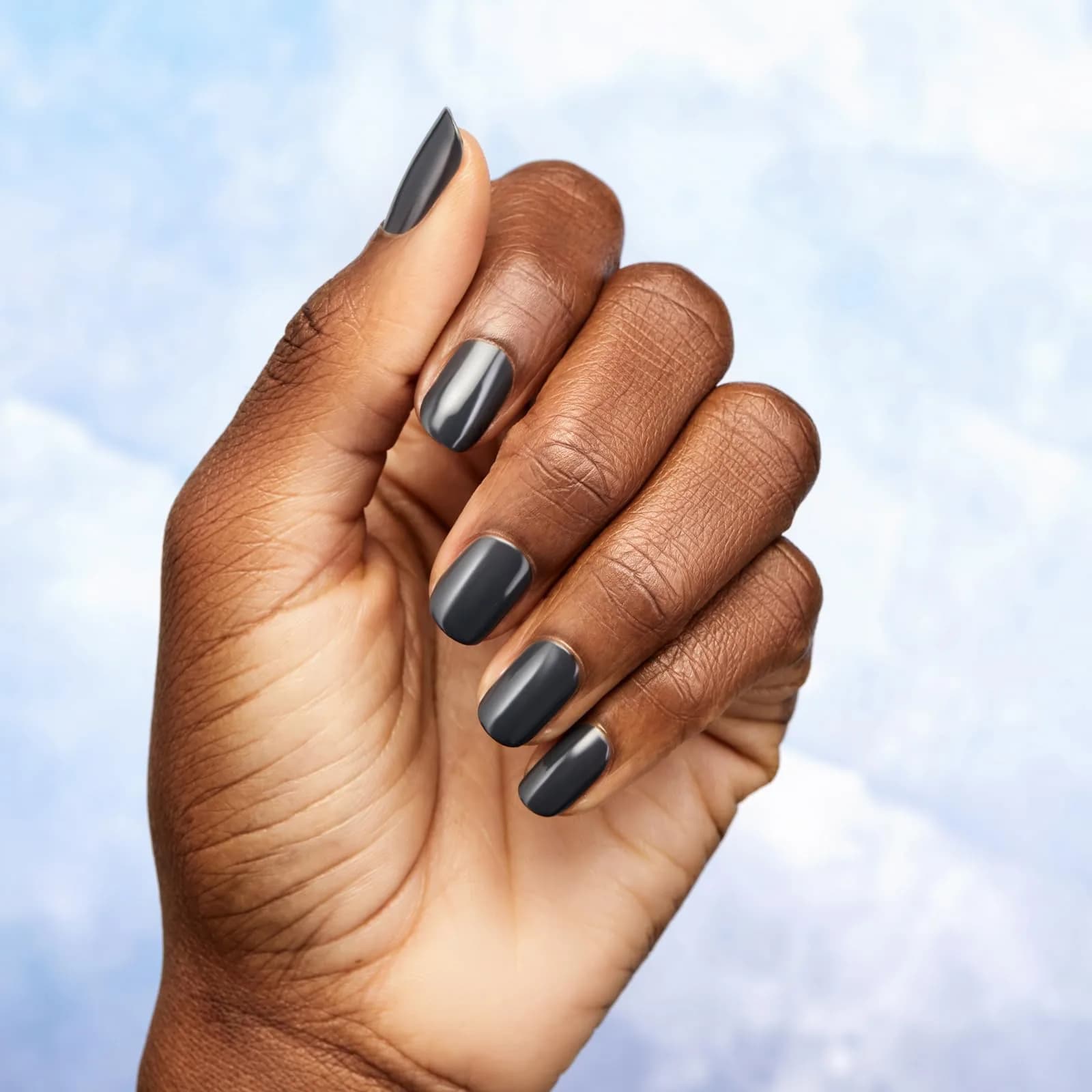 Nailtopia Plant-Based Chip Free Nail Lacquer Back to Basics Dark Grey 12ml (0.41 fl oz) | 85% Bio-Sourced, Non-Toxic, Vegan - view 4