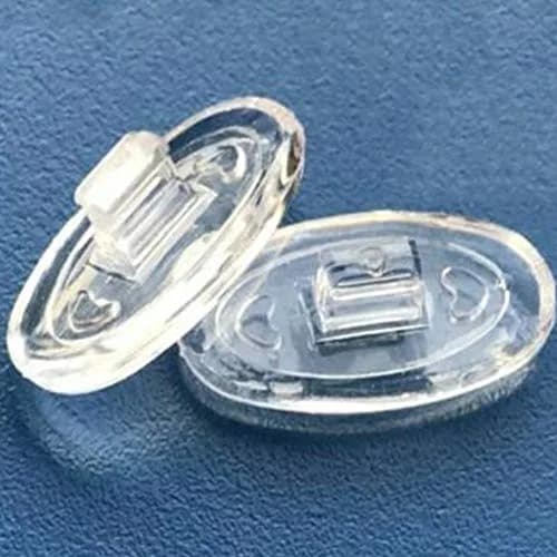 QYAJS Eyeglass Nose Pads 11mm Silicone Replacement for Oakley Glasses | Push-in, 5 Pairs thumbnail 1