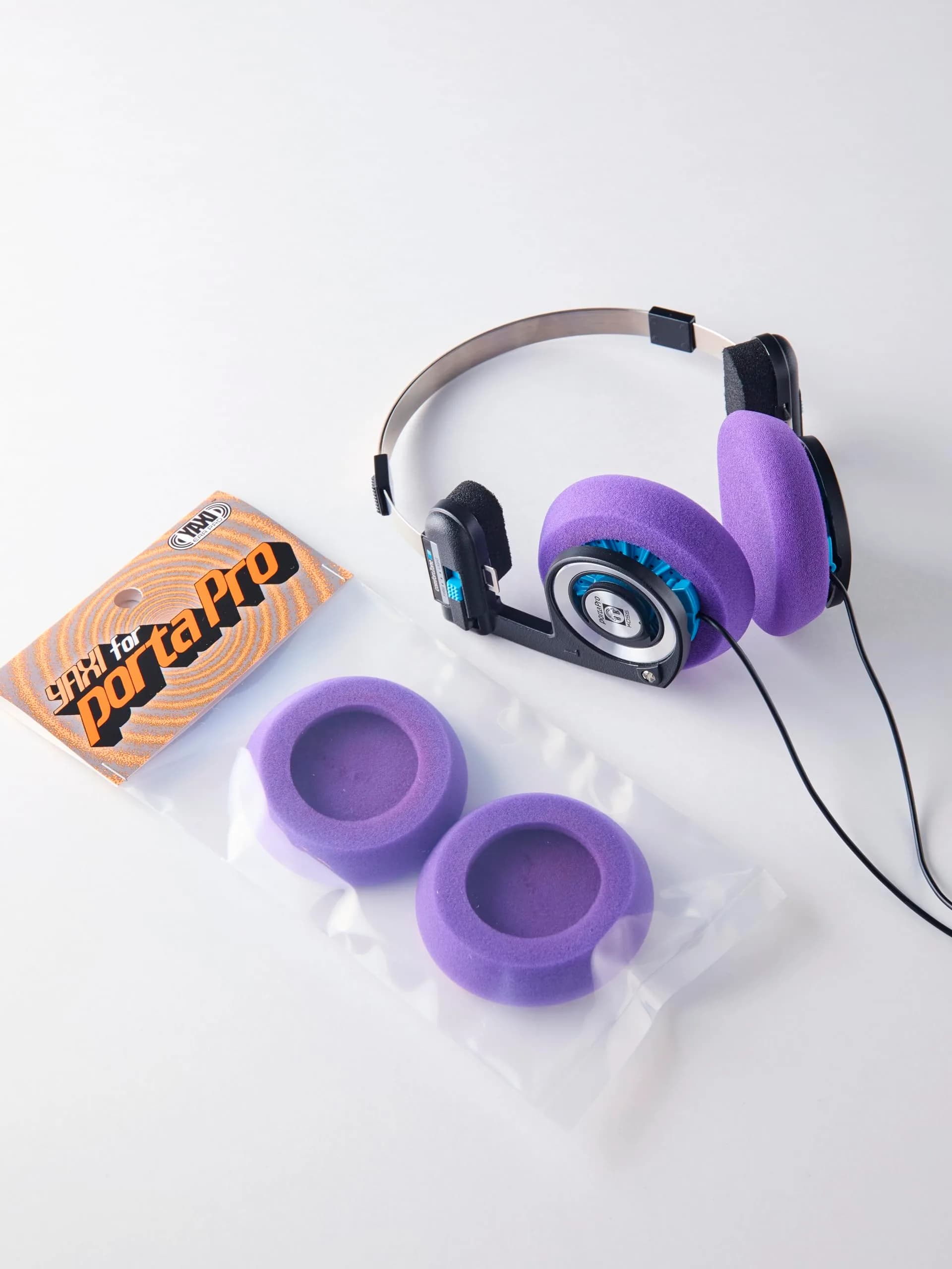 YAXI Purple Faux Leather Earpads for Koss Porta Pro Headphones - Comfortable Replacement Earcups - view 3