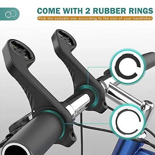 TUSITA Out Front Mount Compatible with Garmin Edge GPS Bike Computer 25.4mm 31.8mm | Secure Handlebar Mount thumbnail 5