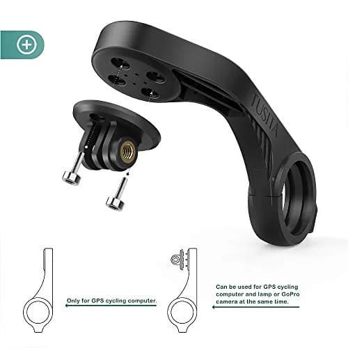 TUSITA Out Front Mount Compatible with Garmin Edge GPS Bike Computer 25.4mm 31.8mm | Secure Handlebar Mount thumbnail 2