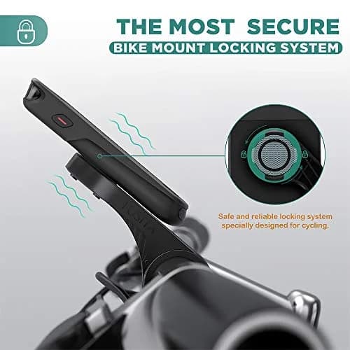 TUSITA Out Front Mount Compatible with Garmin Edge GPS Bike Computer 25.4mm 31.8mm | Secure Handlebar Mount thumbnail 3