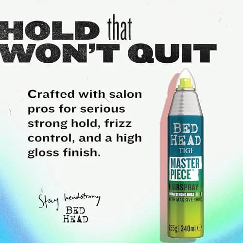 TIGI Bed Head Masterpiece Frizz Control Hair Spray 292ml (10.3 oz) | Extra Strong Hold for Shiny Hair thumbnail 2