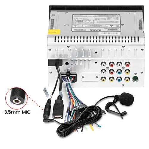 weishan 3.5mm Car Microphone 16ft (5m) External Mic with 2.5mm Adapter | Omni-Directional for Car Stereo Receivers thumbnail 5