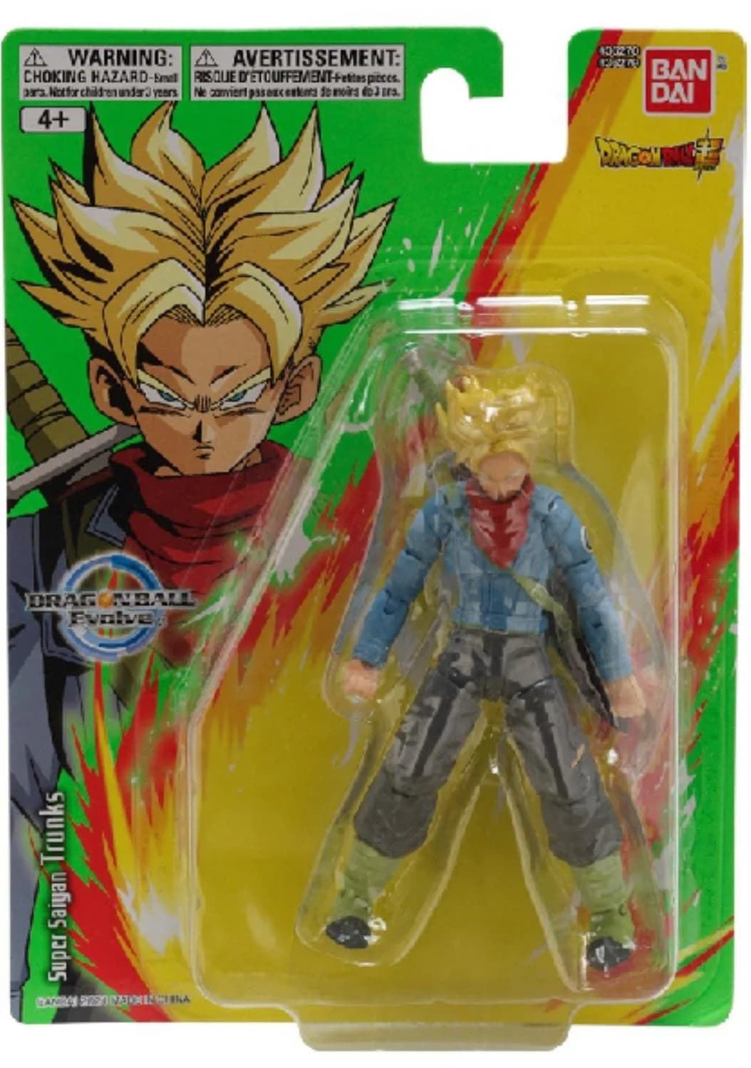 Bandai Namco Dragon Ball Evolve 5" Action Figure Super Saiyan Trunks | Authentic Anime Collectible for Kids 4+ — Super Saiyan Trunks