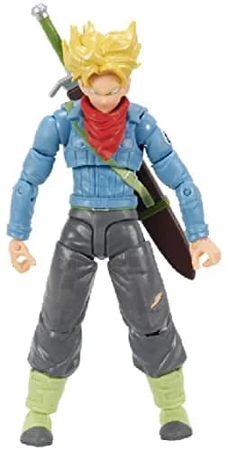 Bandai Namco Dragon Ball Evolve 5" Action Figure Super Saiyan Trunks | Authentic Anime Collectible for Kids 4+ thumbnail 2