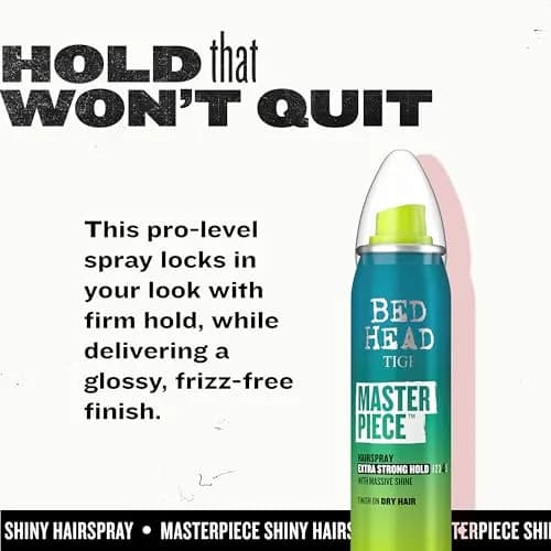 TIGI Bed Head Masterpiece Frizz Control Hair Spray 59ml (2 fl oz) | Extra Strong Hold with Shine thumbnail 5
