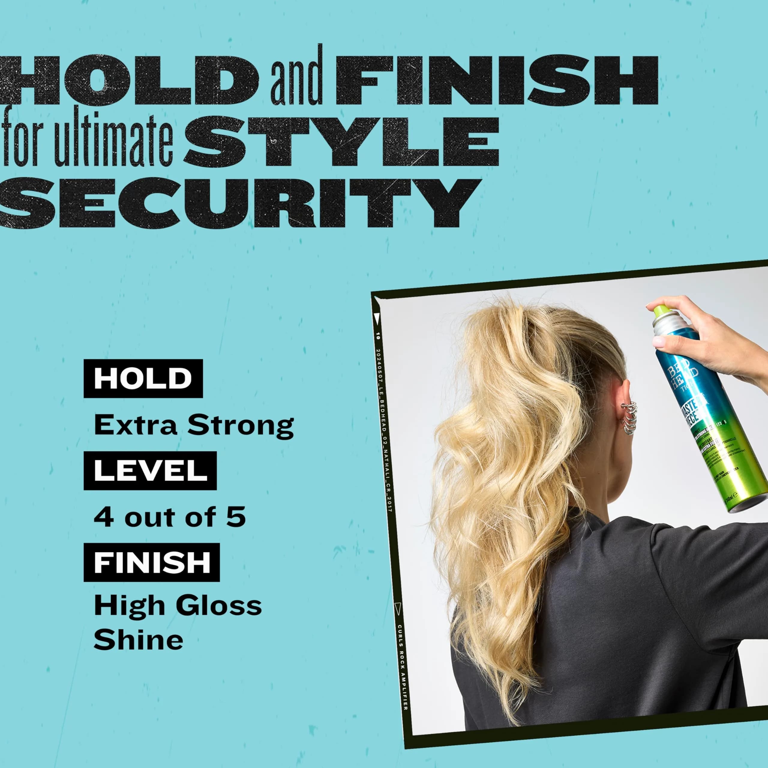 TIGI Bed Head Masterpiece Frizz Control Hair Spray 59ml (2 fl oz) | Extra Strong Hold with Shine - view 7
