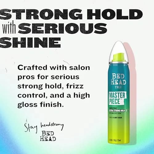 TIGI Bed Head Masterpiece Frizz Control Hair Spray 59ml (2 fl oz) | Extra Strong Hold with Shine thumbnail 2