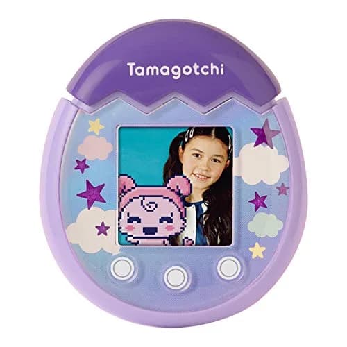 Tamagotchi Pix Electronic Pet - Sky Purple | Interactive Virtual Pet with Camera & Touch Buttons thumbnail 1