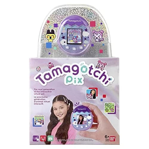 Tamagotchi Pix Electronic Pet - Sky Purple | Interactive Virtual Pet with Camera & Touch Buttons thumbnail 7