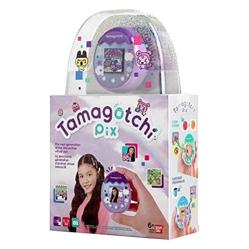 Tamagotchi Pix Electronic Pet - Sky Purple | Interactive Virtual Pet with Camera & Touch Buttons thumbnail 8
