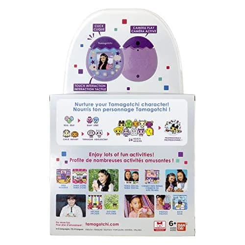 Tamagotchi Pix Electronic Pet - Sky Purple | Interactive Virtual Pet with Camera & Touch Buttons thumbnail 9