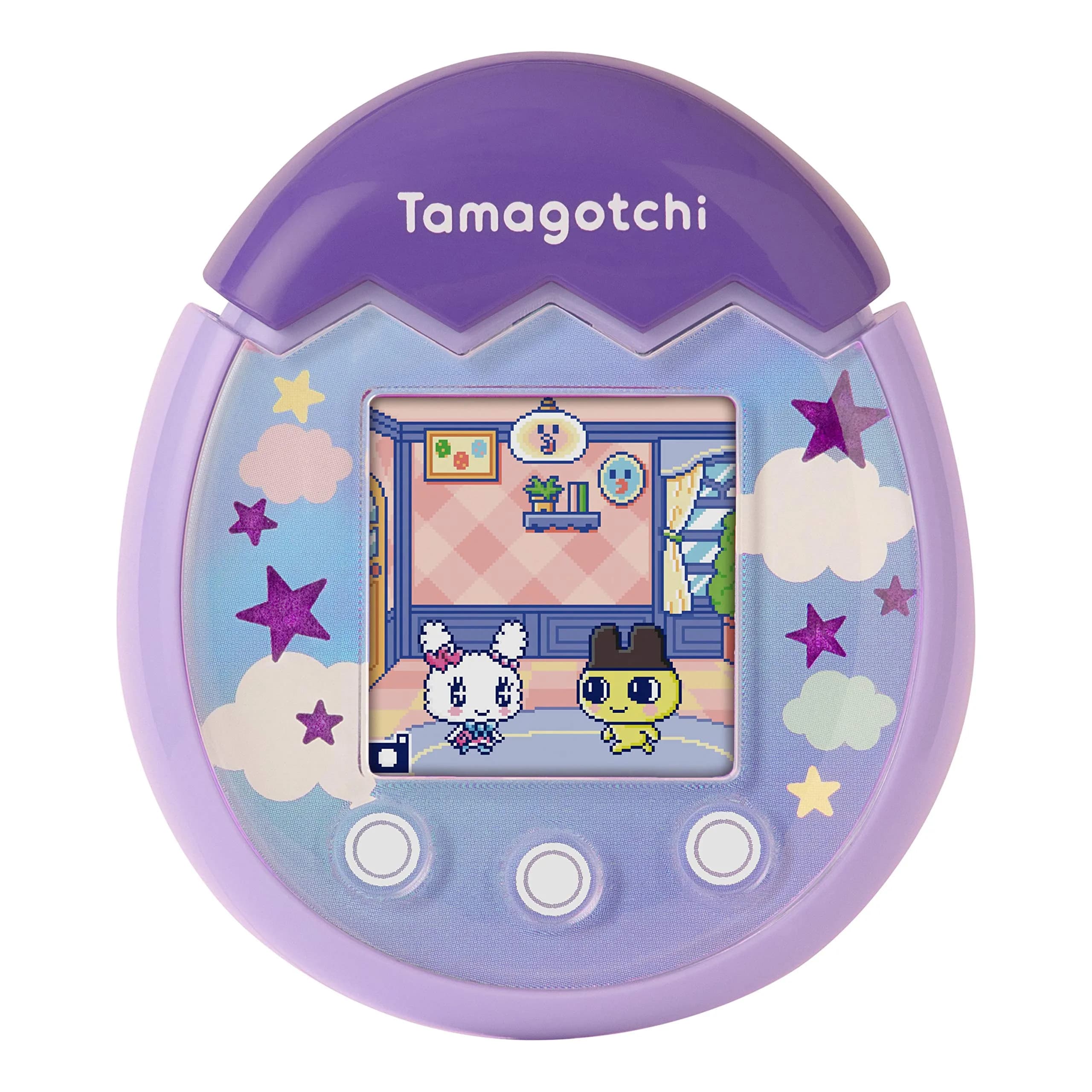 Tamagotchi Pix Electronic Pet - Sky Purple | Interactive Virtual Pet with Camera & Touch Buttons - view 2