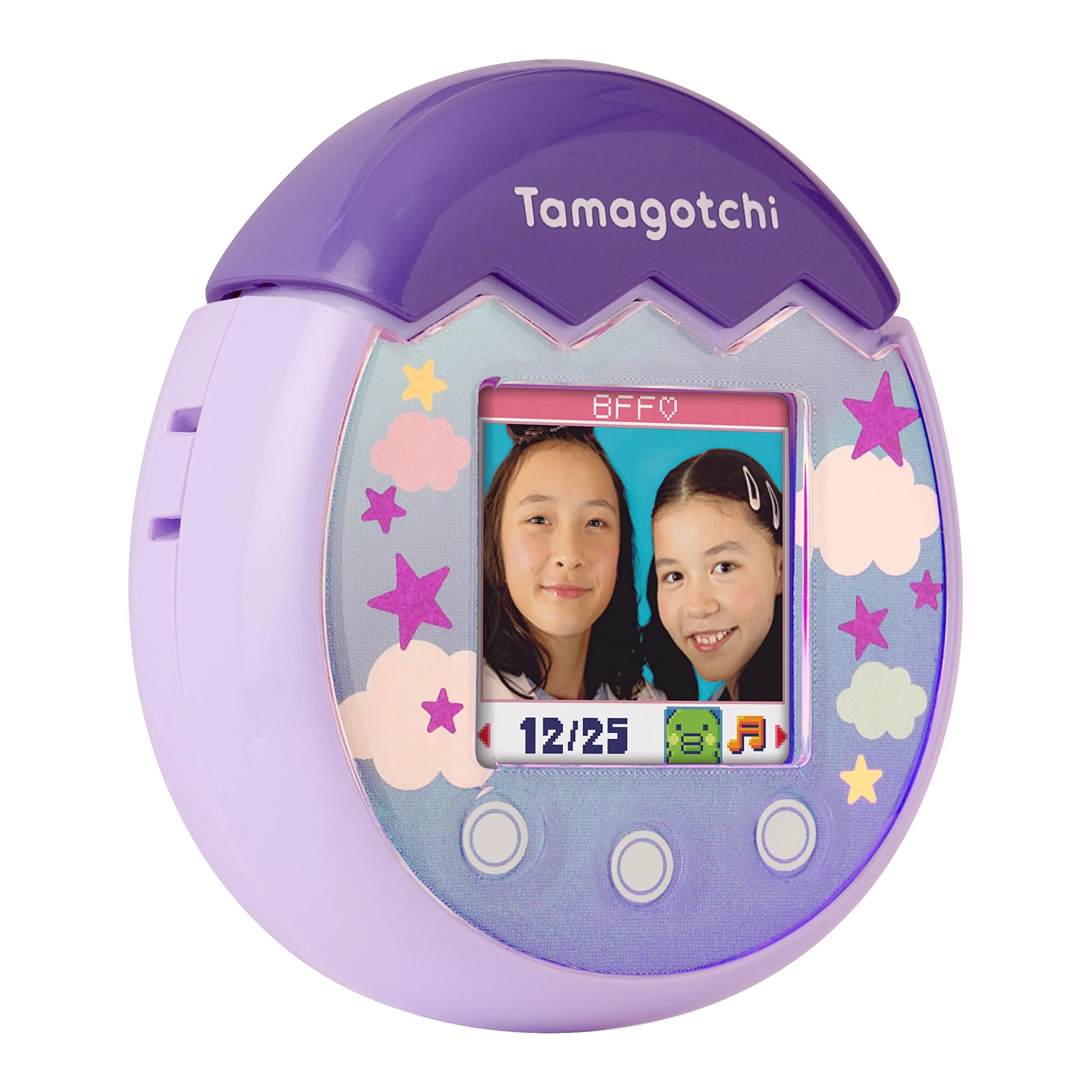Tamagotchi Pix Electronic Pet - Sky Purple | Interactive Virtual Pet with Camera & Touch Buttons - view 3