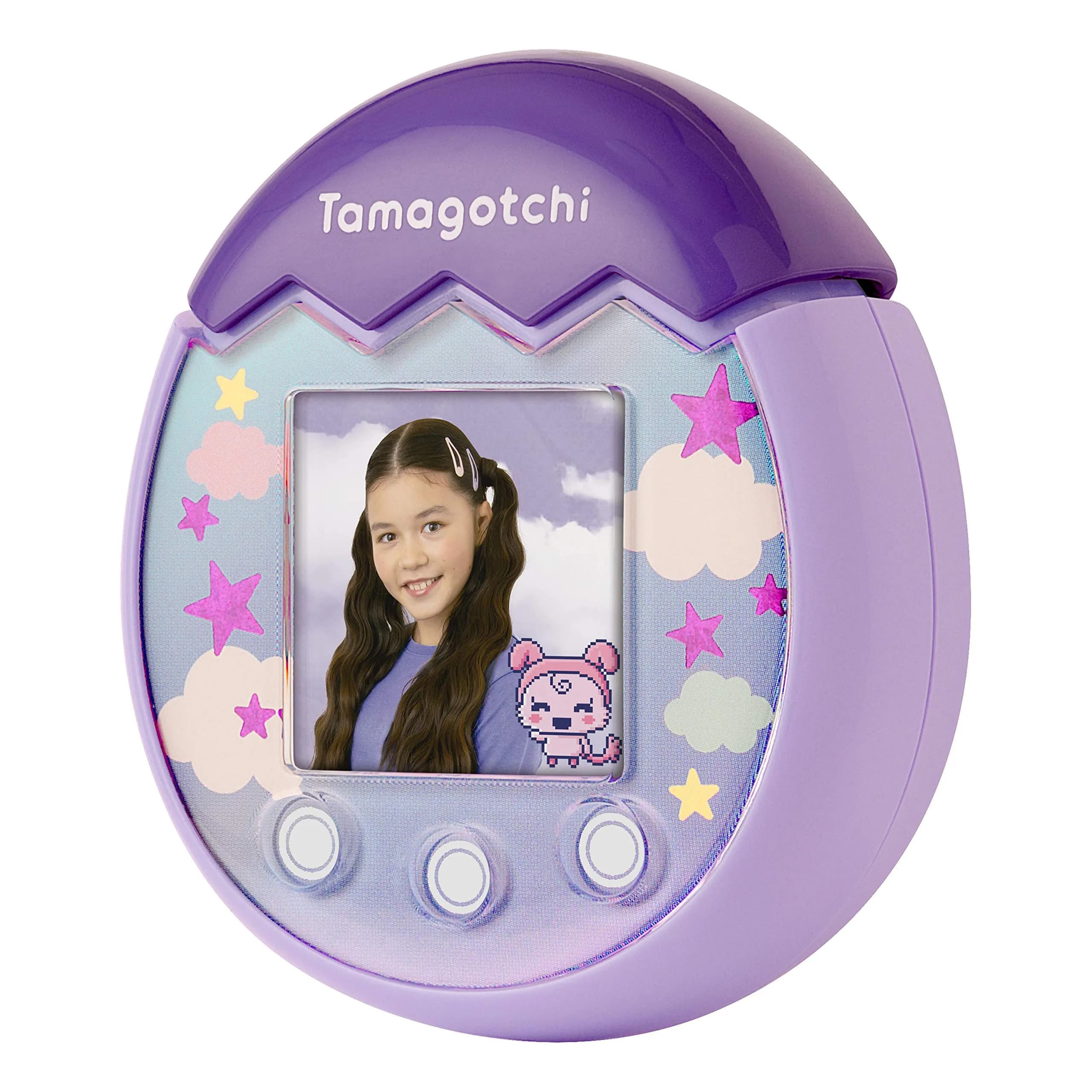 Tamagotchi Pix Electronic Pet - Sky Purple | Interactive Virtual Pet with Camera & Touch Buttons - view 4