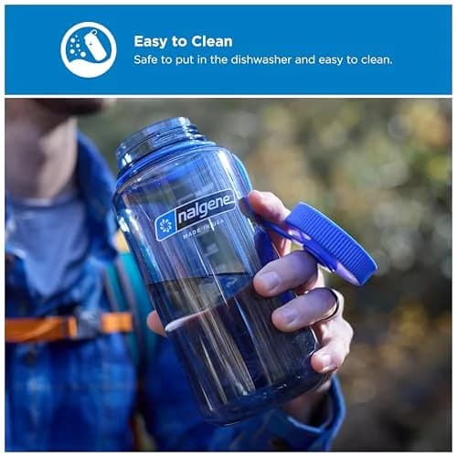 Nalgene Sustain Tritan BPA-Free Water Bottle 32 OZ | Eco-Friendly, Leak-Proof, Wide Mouth thumbnail 3