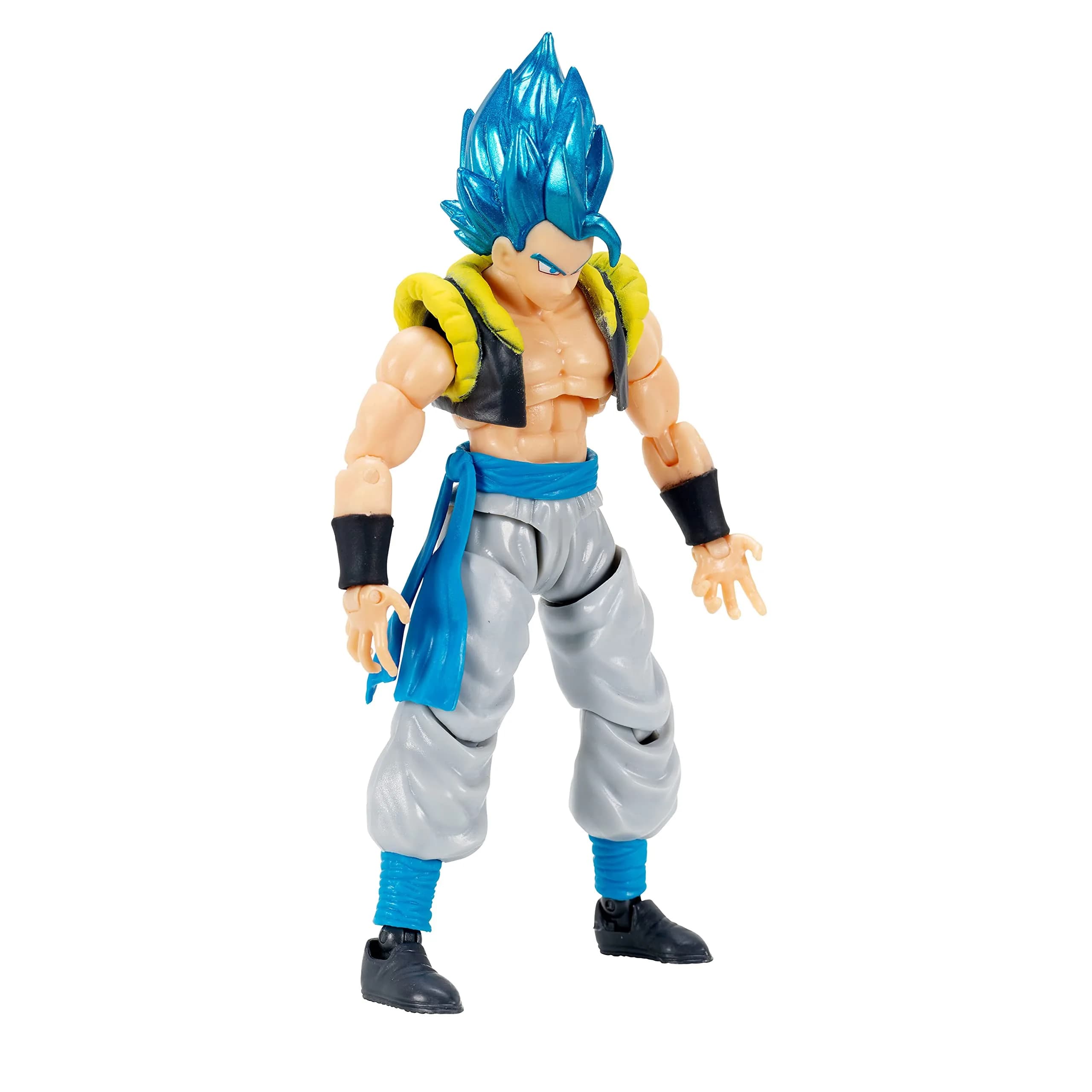 Bandai Namco Dragon Ball Evolve Super Saiyan Blue Gogeta 5-inch Action Figure | 16+ Points of Articulation - view 4