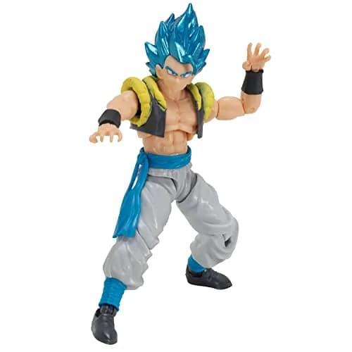 Bandai Namco Dragon Ball Evolve Super Saiyan Blue Gogeta 5-inch Action Figure | 16+ Points of Articulation thumbnail 7