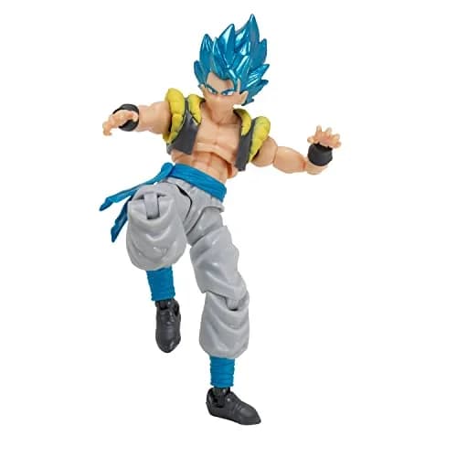 Bandai Namco Dragon Ball Evolve Super Saiyan Blue Gogeta 5-inch Action Figure | 16+ Points of Articulation thumbnail 8