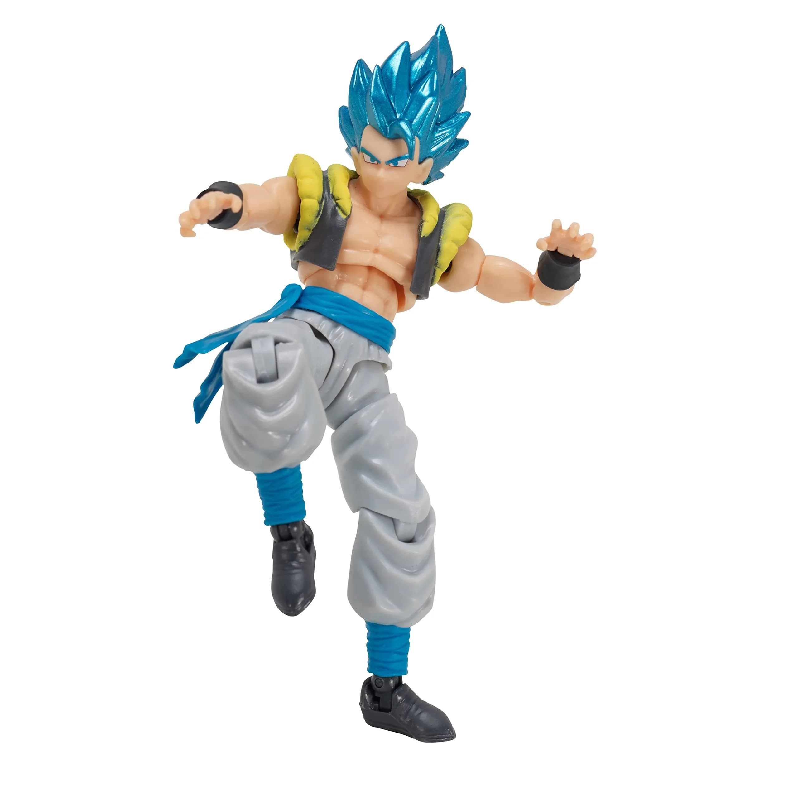 Bandai Namco Dragon Ball Evolve Super Saiyan Blue Gogeta 5-inch Action Figure | 16+ Points of Articulation - view 8