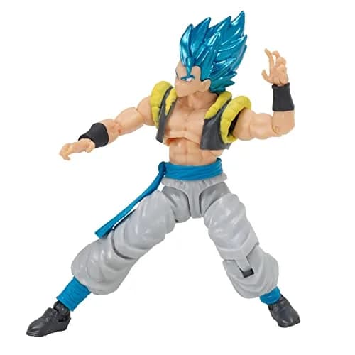 Bandai Namco Dragon Ball Evolve Super Saiyan Blue Gogeta 5-inch Action Figure | 16+ Points of Articulation thumbnail 9