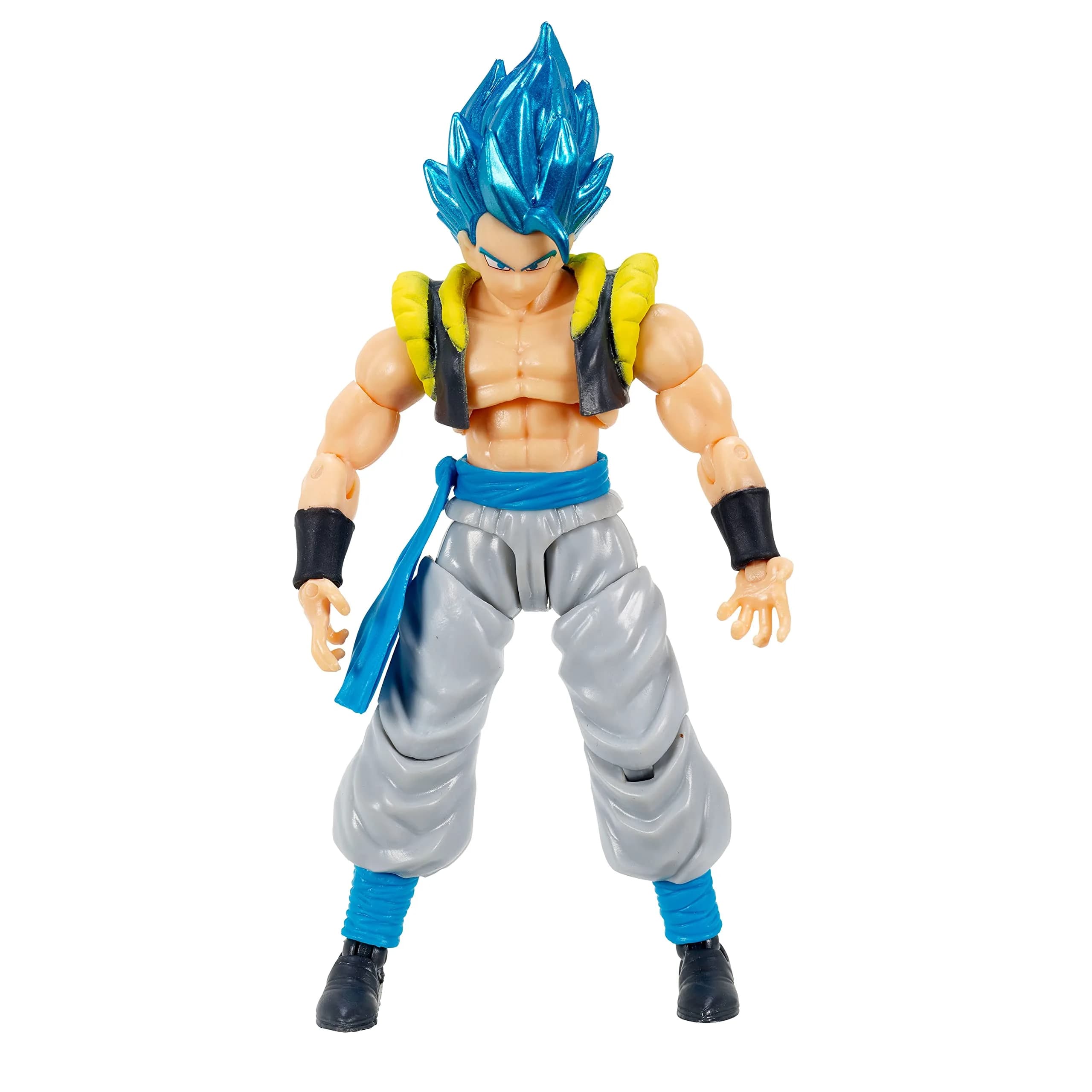 Bandai Namco Dragon Ball Evolve Super Saiyan Blue Gogeta 5-inch Action Figure | 16+ Points of Articulation - view 2