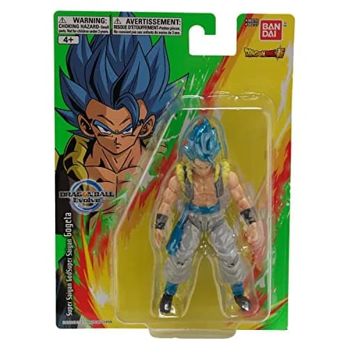 Bandai Namco Dragon Ball Evolve Super Saiyan Blue Gogeta 5-inch Action Figure | 16+ Points of Articulation thumbnail 3