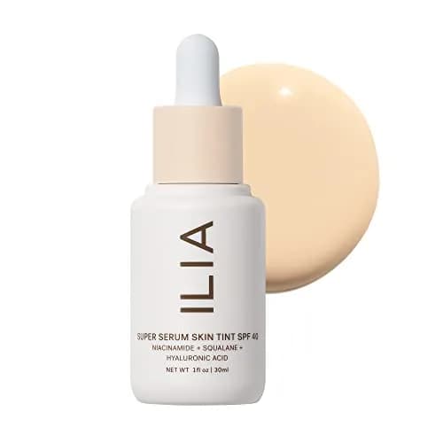 ILIA Super Serum Skin Tint SPF 40 Skye ST.5 30ml (1 fl oz) | Dewy Finish with Hyaluronic Acid & Niacinamide thumbnail 1